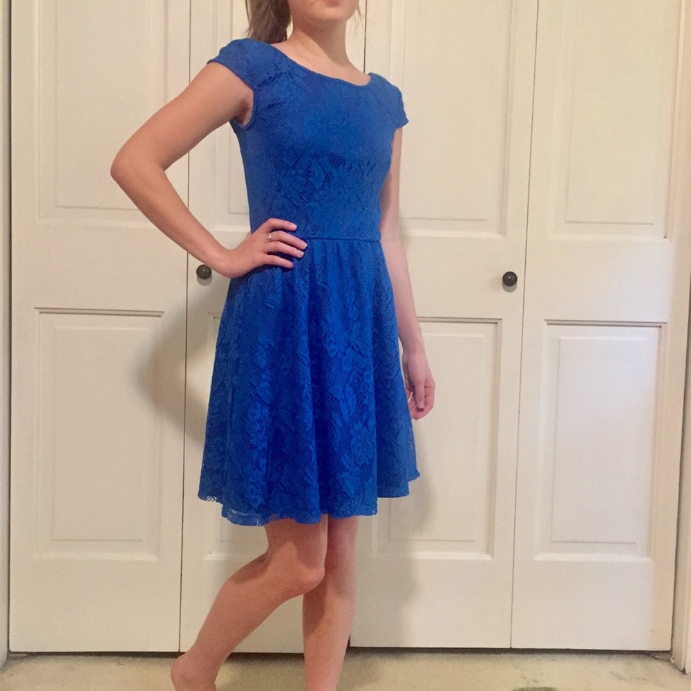 Cap-sleeve summer dress